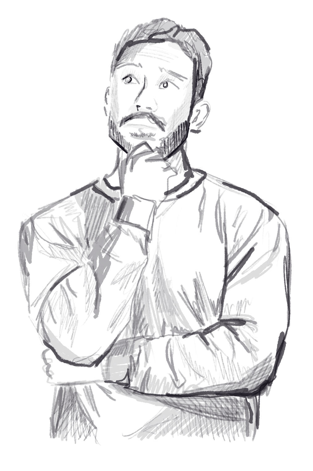 Thinking sketch
